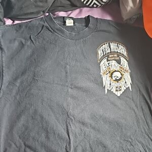 Metal Mulisha Men's Black and White Graphic Tee